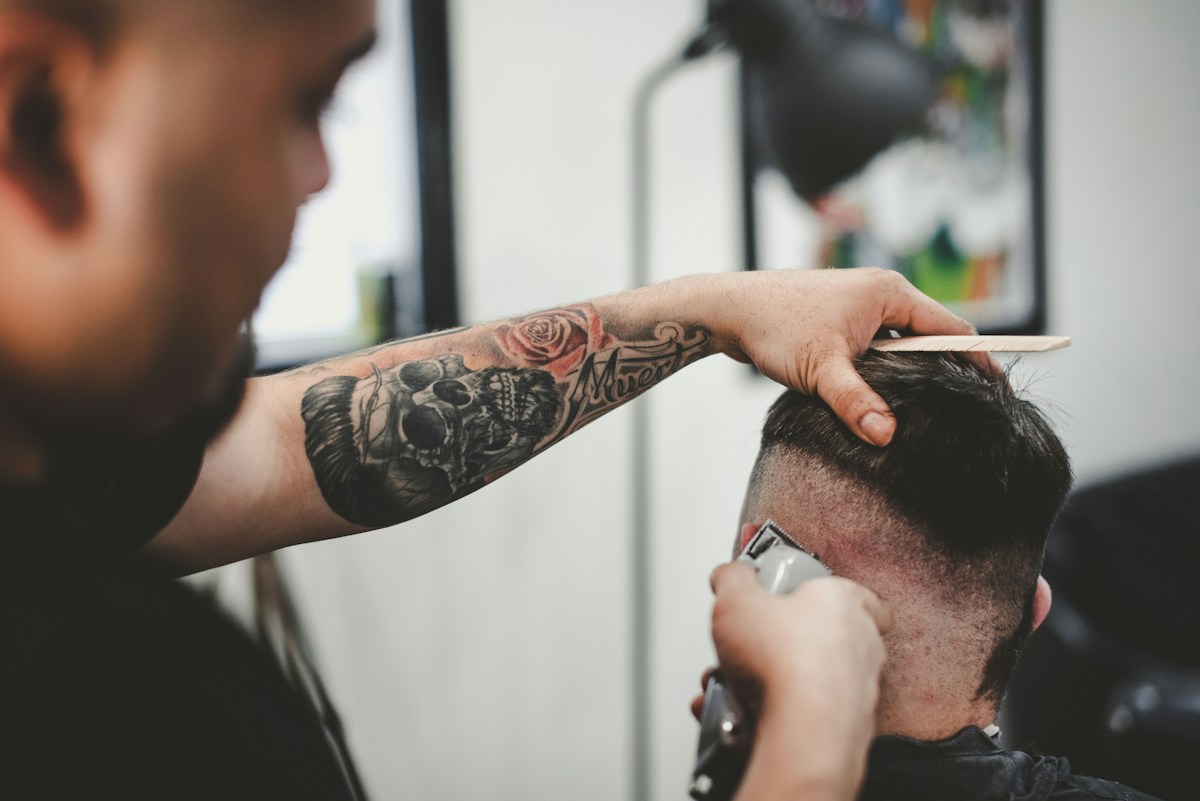 Example barber photograph for this design preview